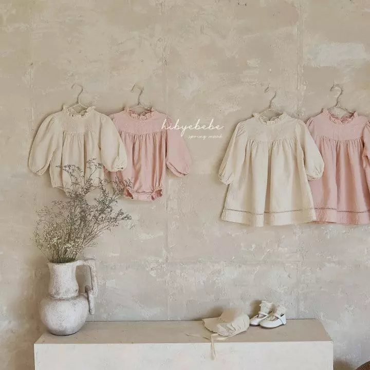 Hi Byebebe - Korean Baby Fashion - #babyboutique - Mellow Embroidery Bodysuit