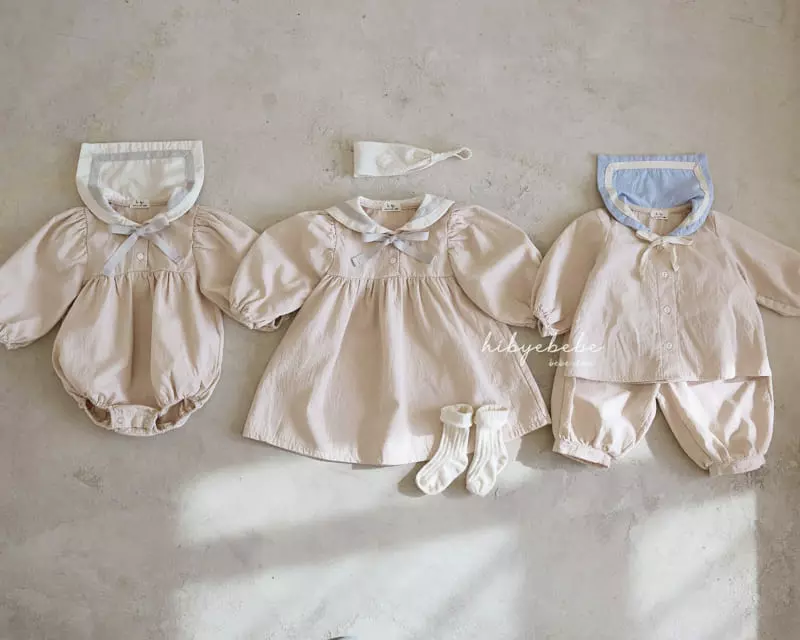 Hi Byebebe - Korean Baby Fashion - #babyboutique - Lemain Collar Bodysuit - 6