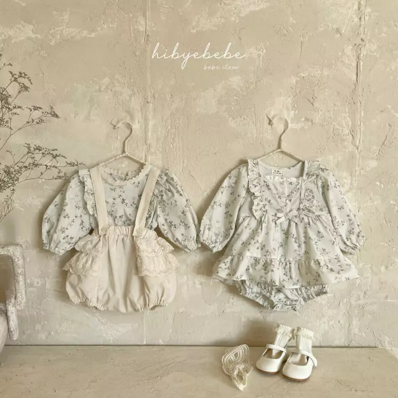 Hi Byebebe - Korean Baby Fashion - #babyboutique - Lace Dungarees Bloomer