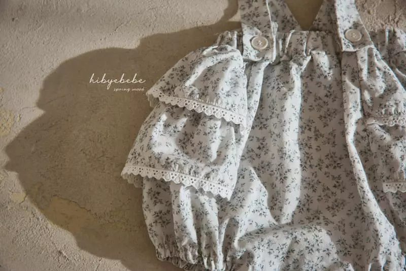 Hi Byebebe - Korean Baby Fashion - #babyfashion - Flower Dungarees Bloomer