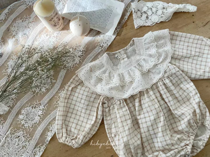 Hi Byebebe - Korean Baby Fashion - #babyfashion - Square Lace Bodysuit - 9
