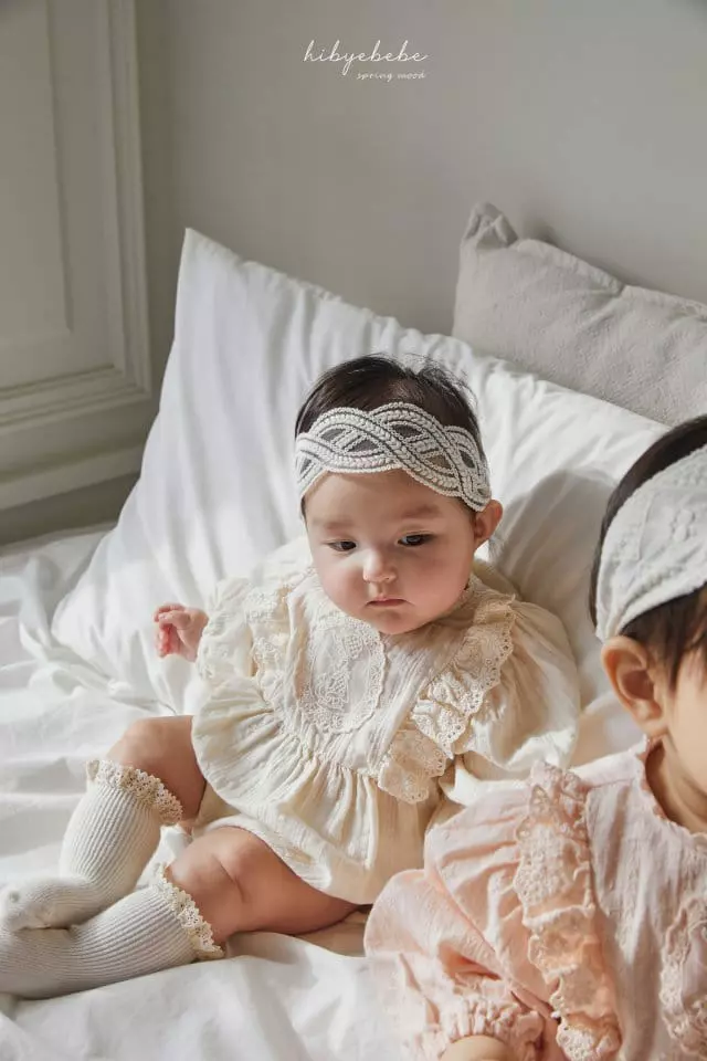Hi Byebebe - Korean Baby Fashion - #babyfever - Girl Lace Bodysuit - 8