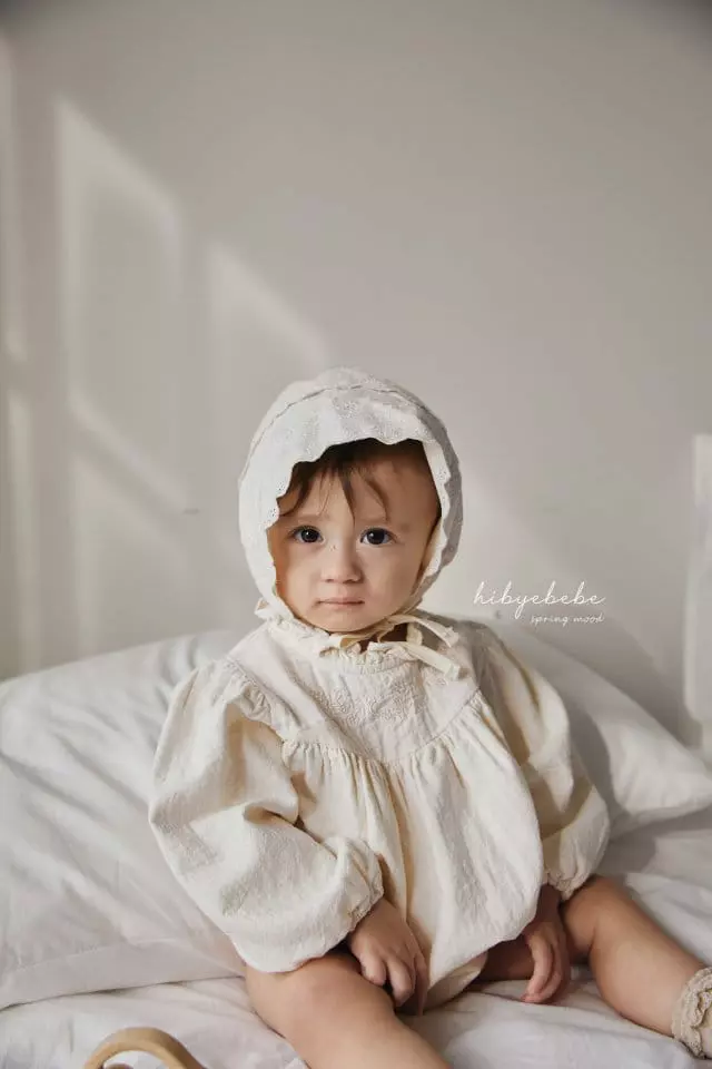 Hi Byebebe - Korean Baby Fashion - #babyfever - Mellow Embroidery One-piece - 6