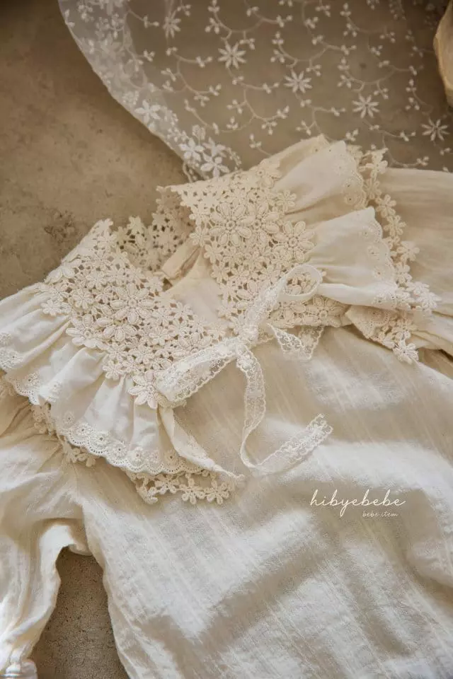 Hi Byebebe - Korean Baby Fashion - #babyfever - Vinus Lace Collar - 3