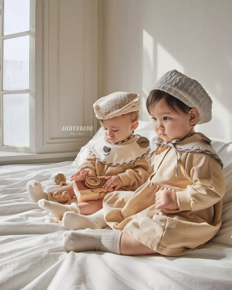 Hi Byebebe - Korean Baby Fashion - #babyfever - Circle Bear Bibi One-piece - 3