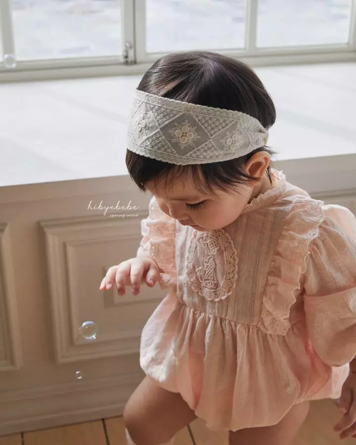 Hi Byebebe - Korean Baby Fashion - #babygirlfashion - Girl Lace Bodysuit - 9