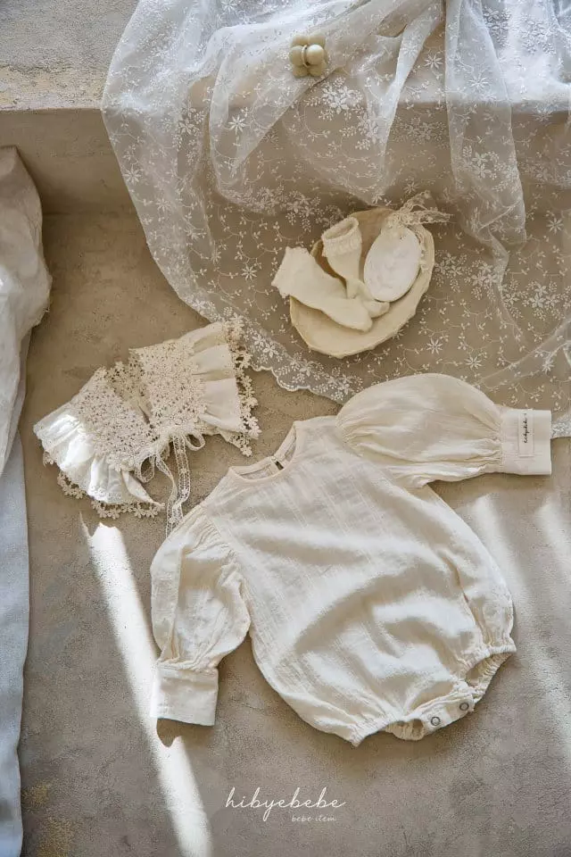 Hi Byebebe - Korean Baby Fashion - #babyfever - Vinus Lace Collar - 4