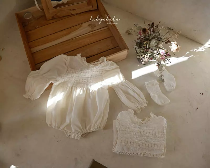 Hi Byebebe - Korean Baby Fashion - #babylifestyle - Bonny Lace Bonnet - 9