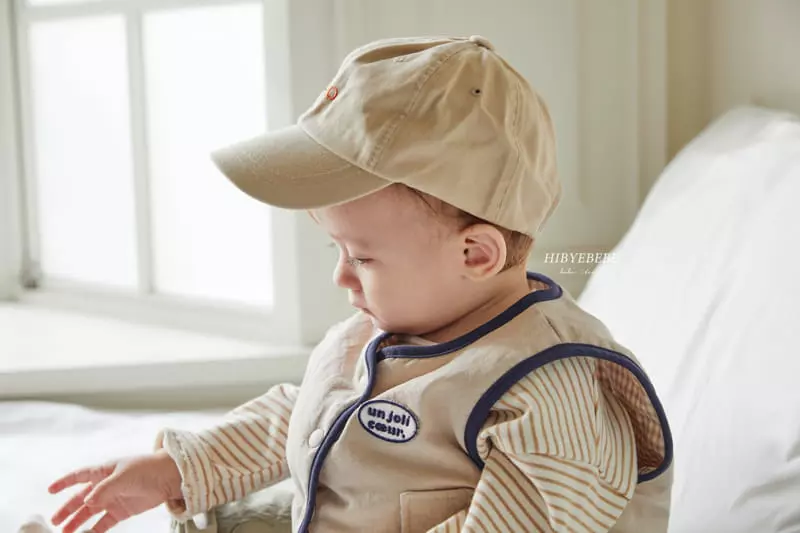 Hi Byebebe - Korean Baby Fashion - #babylifestyle - Beige Reversible Vest - 7