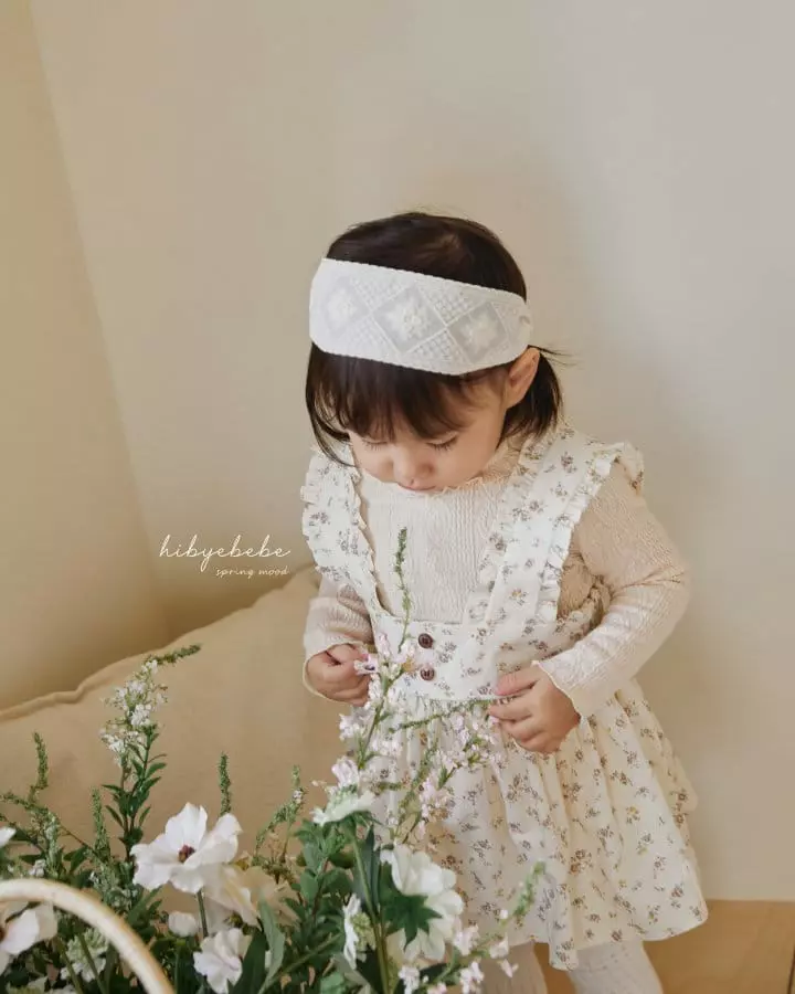 Hi Byebebe - Korean Baby Fashion - #babygirlfashion - Vely Smocking Dungarees Skirt - 4