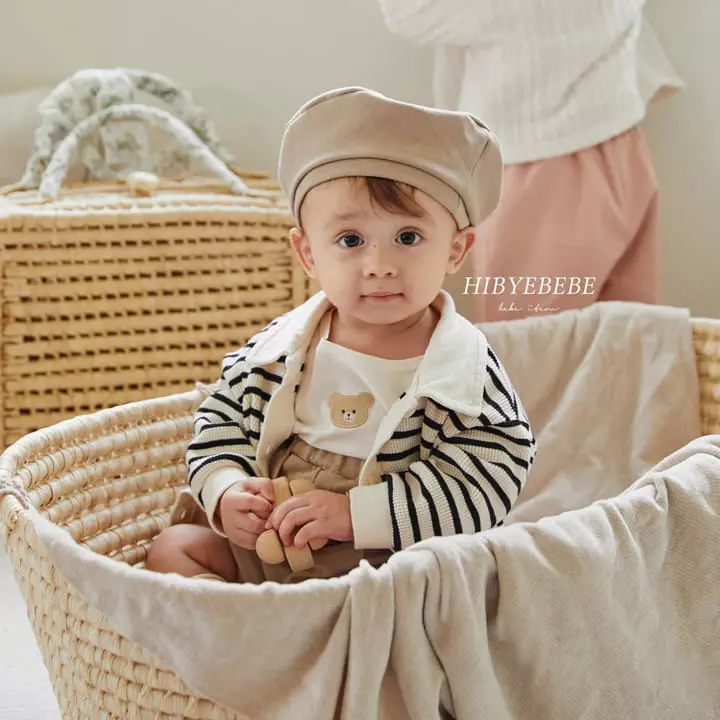 Hi Byebebe - Korean Baby Fashion - #babylifestyle - Bear Round Tee