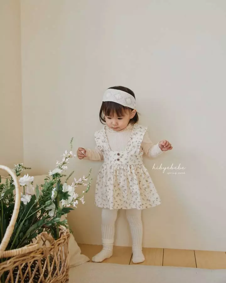 Hi Byebebe - Korean Baby Fashion - #babyoninstagram - Vely Smocking Dungarees Skirt - 5