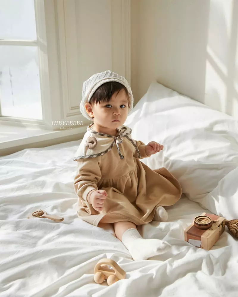 Hi Byebebe - Korean Baby Fashion - #babyoninstagram - Circle Bear Bibi One-piece - 6