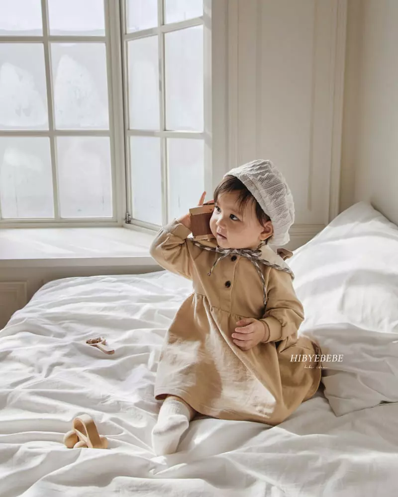 Hi Byebebe - Korean Baby Fashion - #babyootd - Circle Bear Bibi One-piece - 7