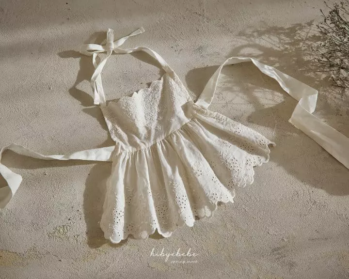 Hi Byebebe - Korean Baby Fashion - #babyoutfit - Lace Apron - 2