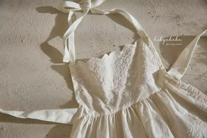 Hi Byebebe - Korean Baby Fashion - #babyoutfit - Lace Apron - 3