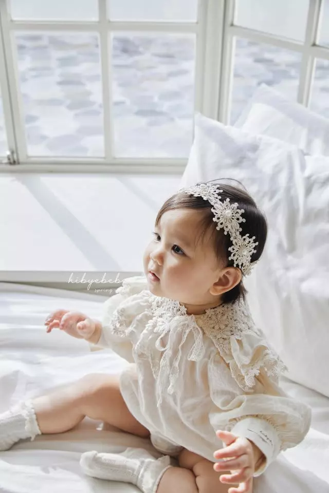 Hi Byebebe - Korean Baby Fashion - #babyoutfit - Vinus Lace Collar - 9