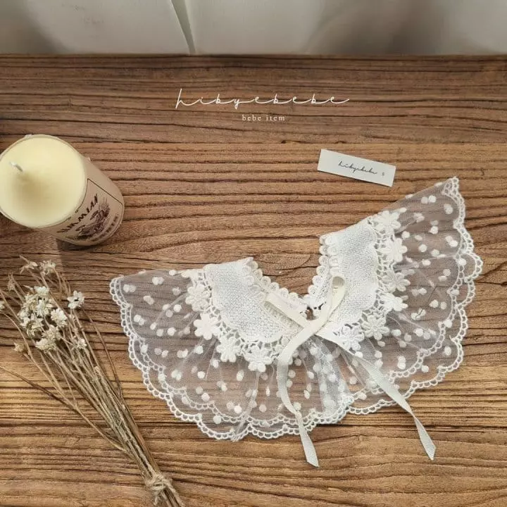 Hi Byebebe - Korean Baby Fashion - #babyoutfit - Snow Flower Lace Collar - 3