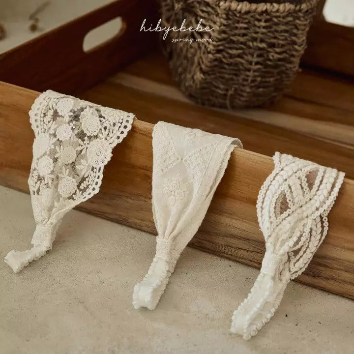Hi Byebebe - Korean Baby Fashion - #babyoutfit - Lace Hairband Set