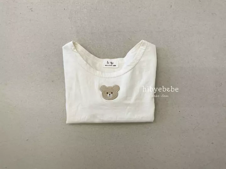 Hi Byebebe - Korean Baby Fashion - #babyoutfit - Bear Round Tee - 5