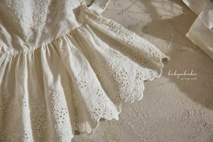 Hi Byebebe - Korean Baby Fashion - #babyoutfit - Lace Apron - 4