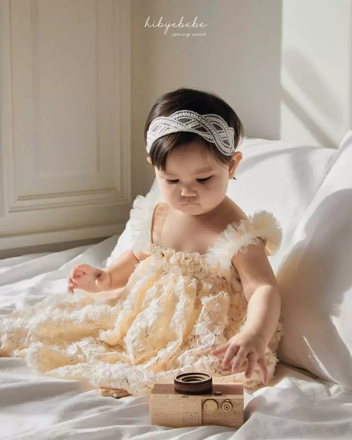 Hi Byebebe - Korean Baby Fashion - #babywear - Flower Mesh Bodysuit - 5