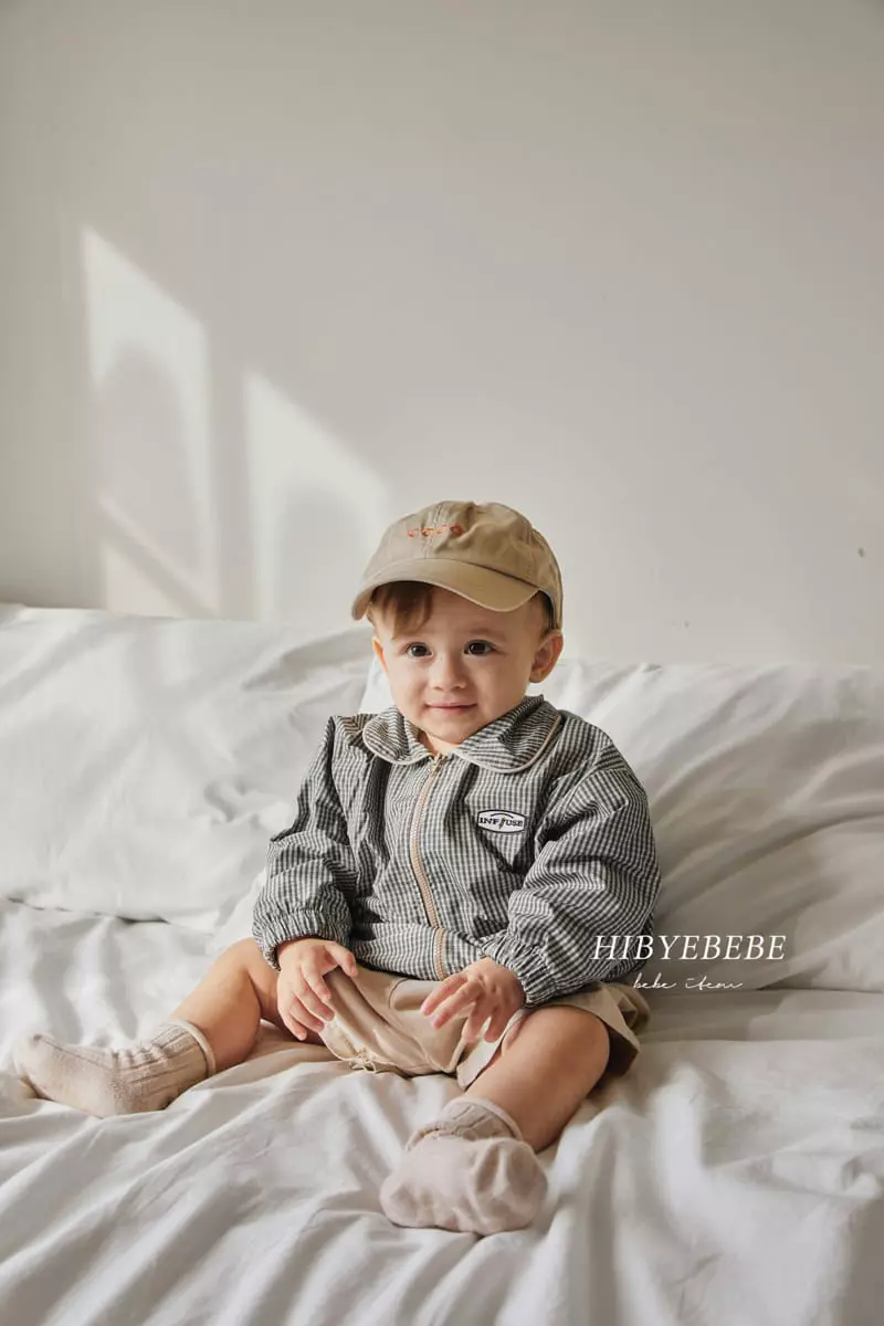 Hi Byebebe - Korean Baby Fashion - #babywear - Eddy Check Jumper - 6