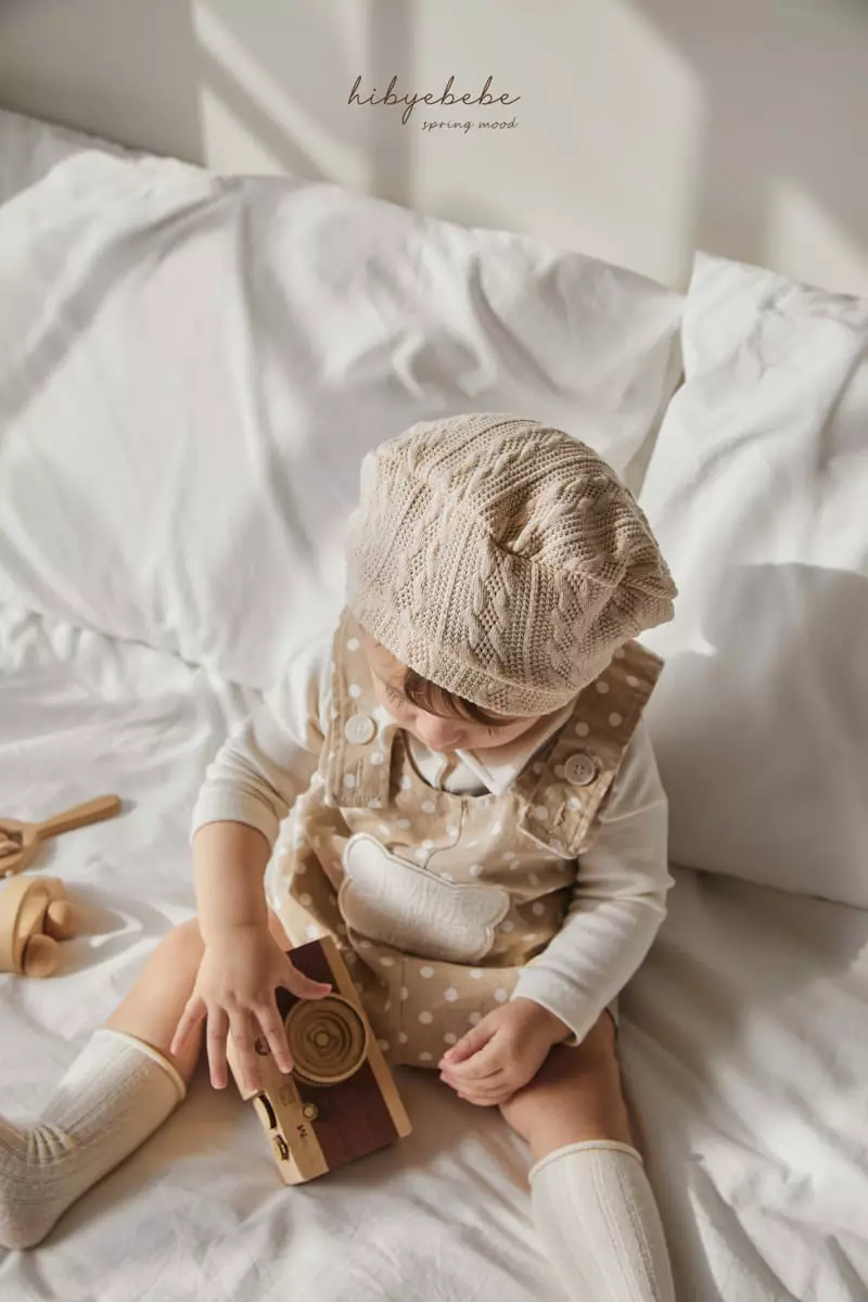 Hi Byebebe - Korean Baby Fashion - #babyoutfit - Bear Pocket Dungarees - 4