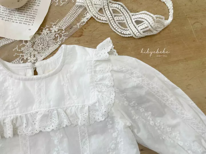 Hi Byebebe - Korean Baby Fashion - #babywear - Freesia Collar Blouse - 5