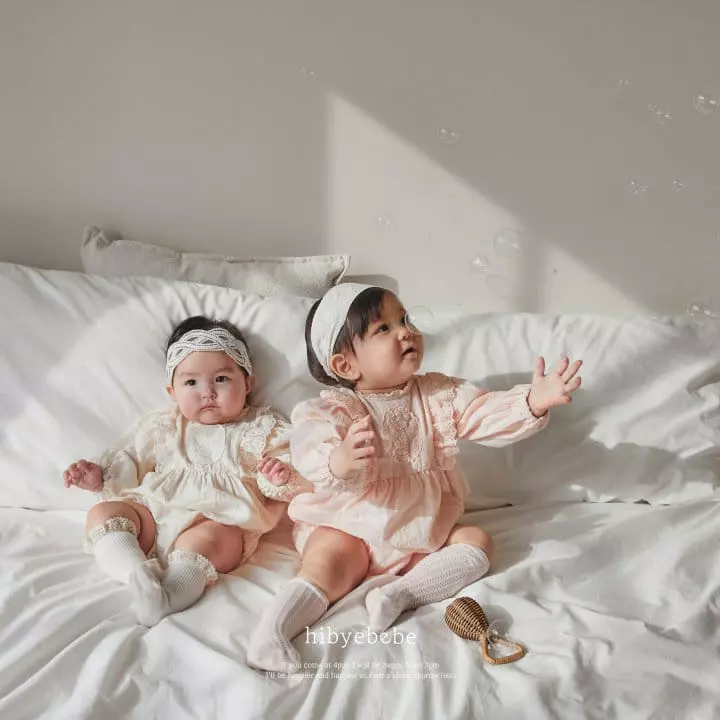 Hi Byebebe - Korean Baby Fashion - #onlinebabyboutique - Girl Lace Bodysuit