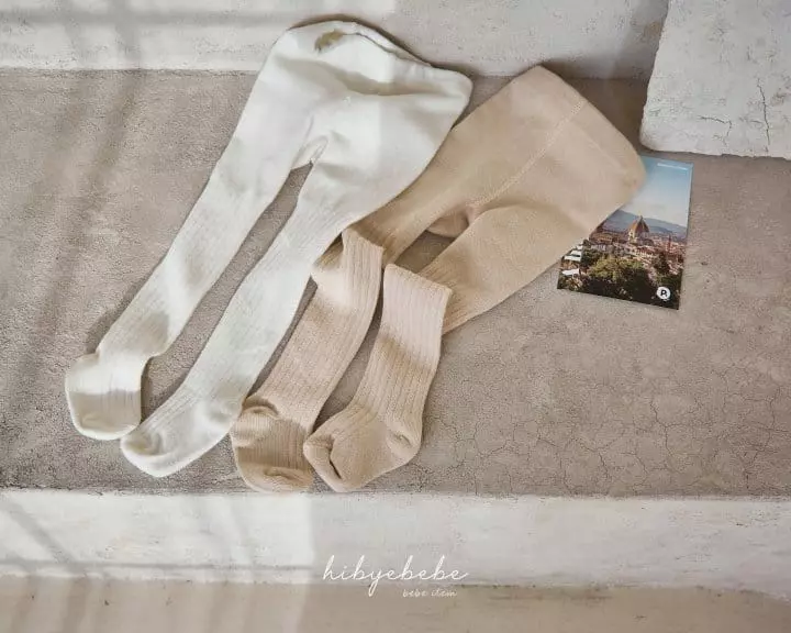 Hi Byebebe - Korean Baby Fashion - #onlinebabyshop - Rib Tights - 2