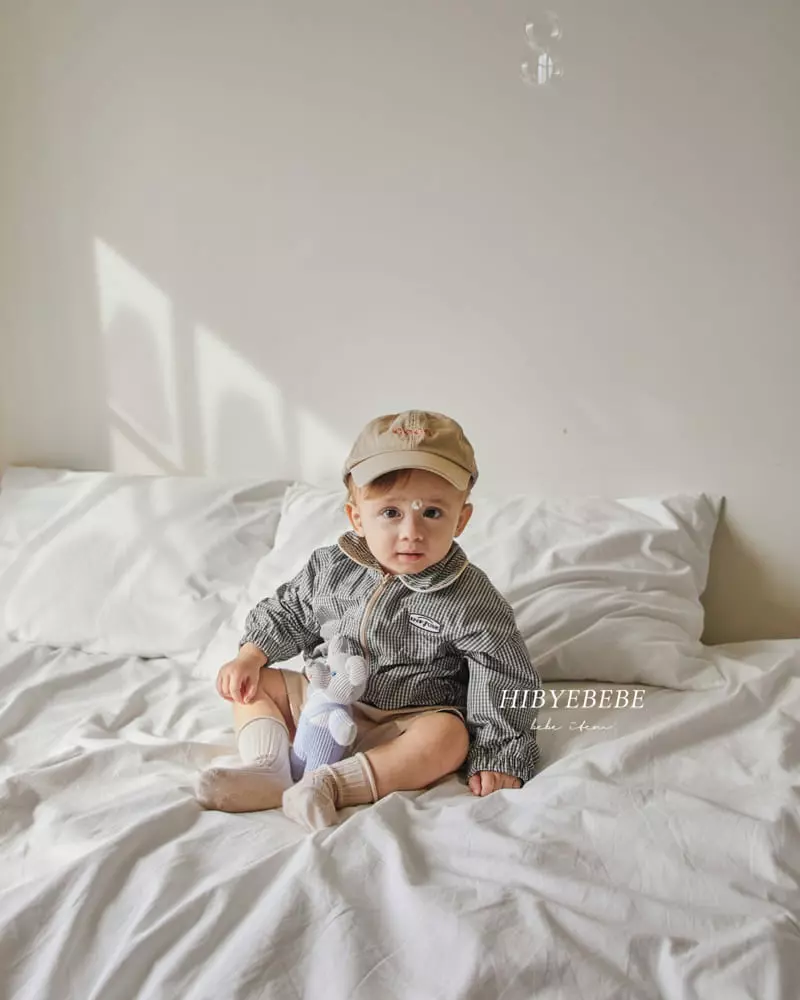 Hi Byebebe - Korean Baby Fashion - #onlinebabyshop - Eddy Check Jumper - 8
