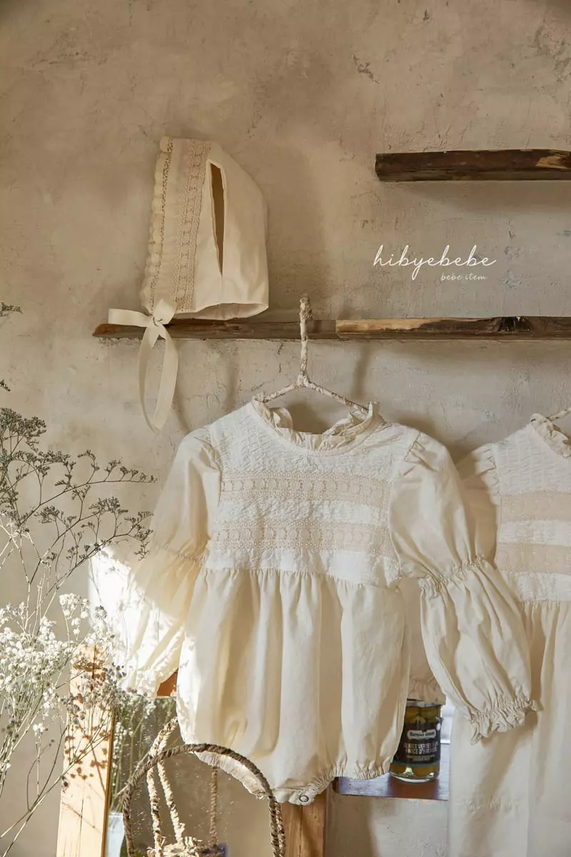 Hi Byebebe - Korean Baby Fashion - #onlinebabyshop - Bonny Lace Bonnet