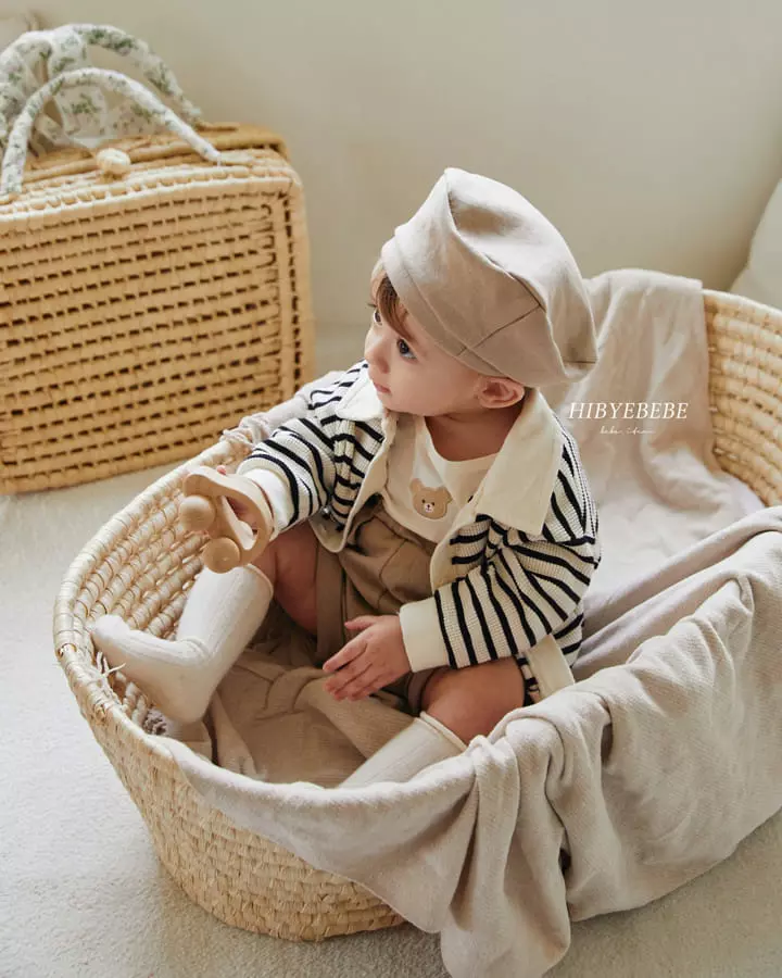 Hi Byebebe - Korean Baby Fashion - #onlinebabyshop - Bear Round Tee - 8