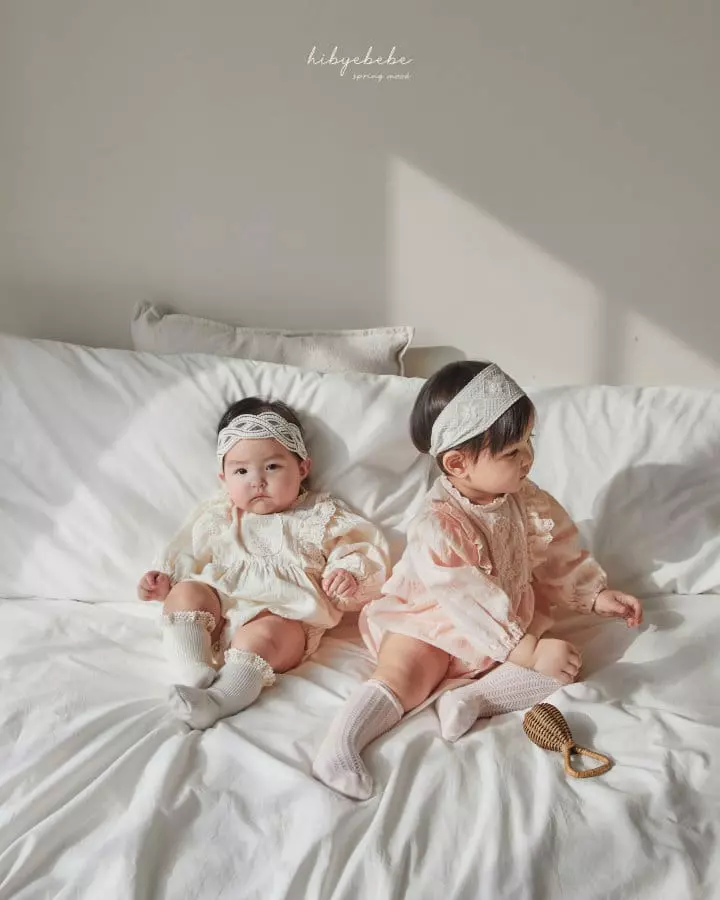 Hi Byebebe - Korean Baby Fashion - #smilingbaby - Girl Lace Bodysuit - 3