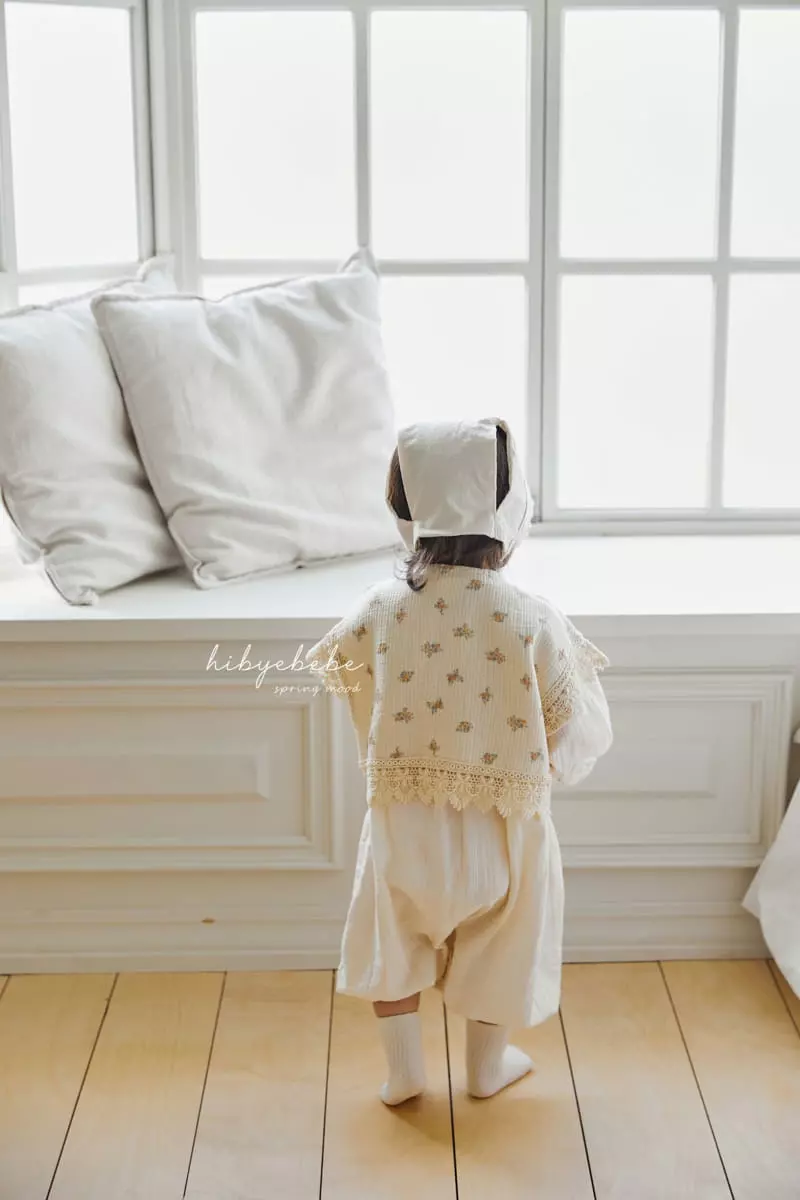 Hi Byebebe - Korean Baby Fashion - #smilingbaby - Flower Embrodiery Smocking Bodysuit - 8