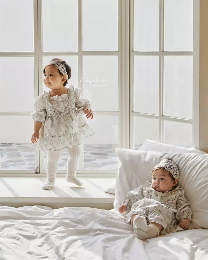 Hi Byebebe - Korean Baby Fashion - #smilingbaby - Dorosy Frill One-piece - 9