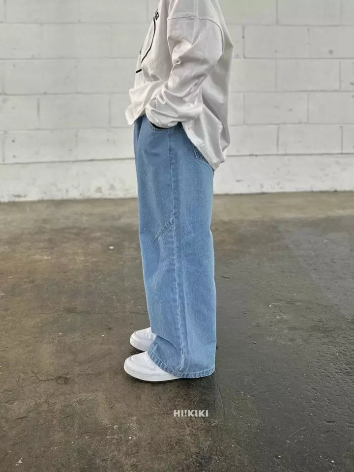 Hikiki - Korean Children Fashion - #kidsshorts - Wide Jeans - 2