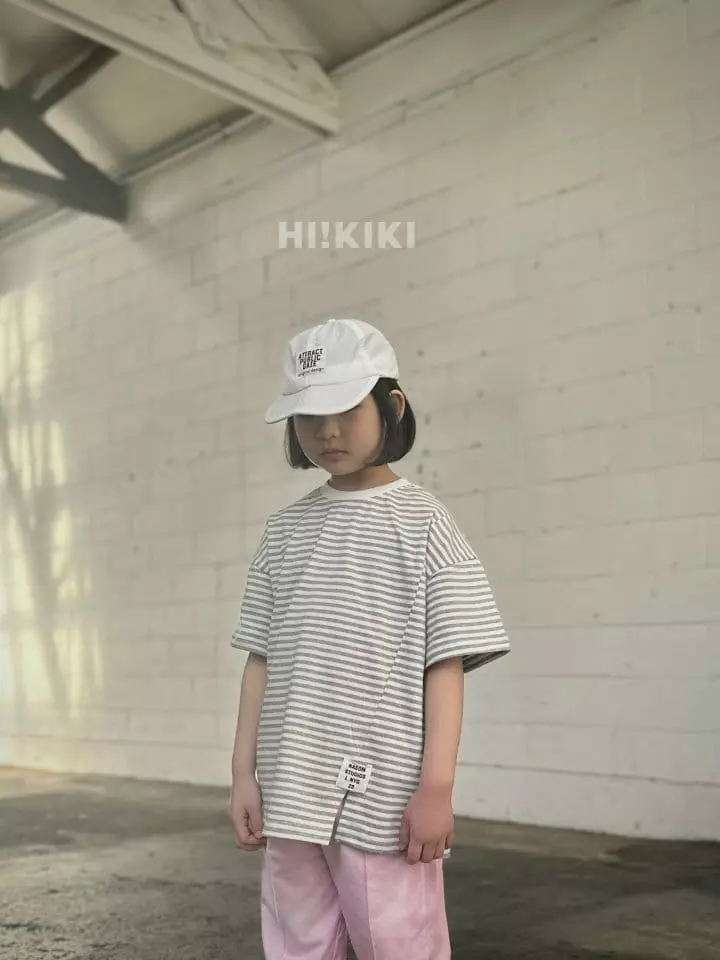 Hikiki - Korean Children Fashion - #kidsstore - Slit Short Sleeves Tee - 8