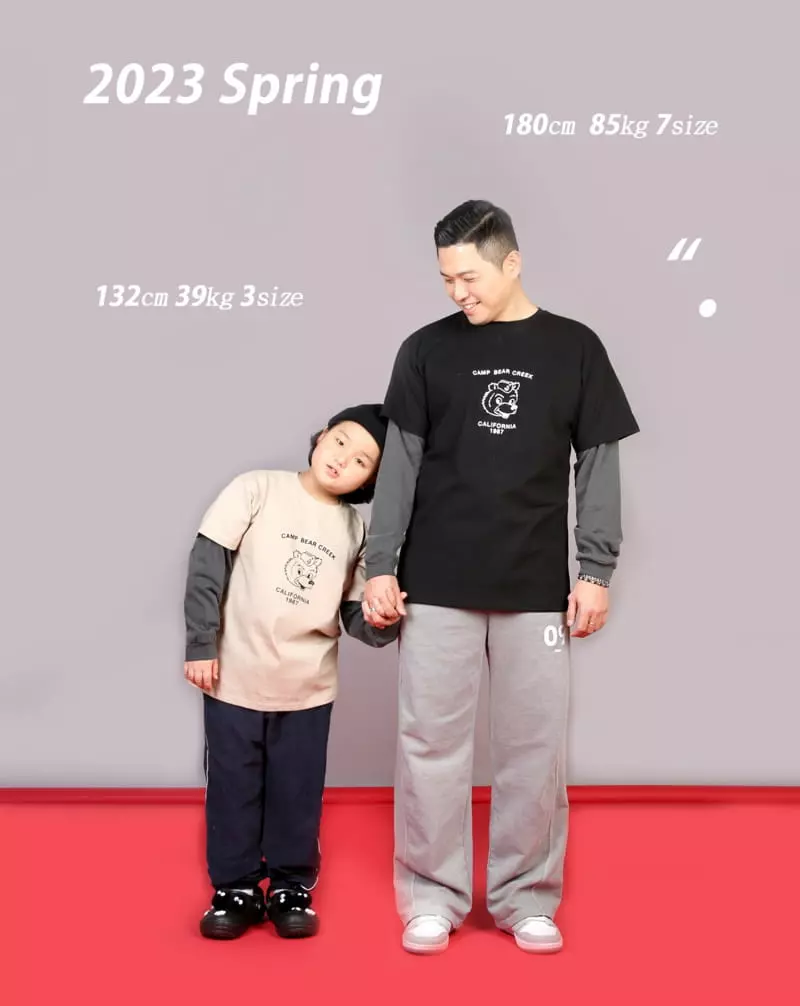 Jenny Basic - Korean Children Fashion - #stylishchildhood - Camp Layered Tee - 2