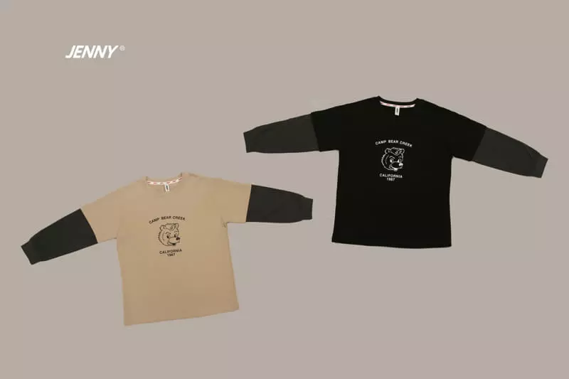 Jenny Basic - Korean Children Fashion - #toddlerclothing - Camp Layered Tee