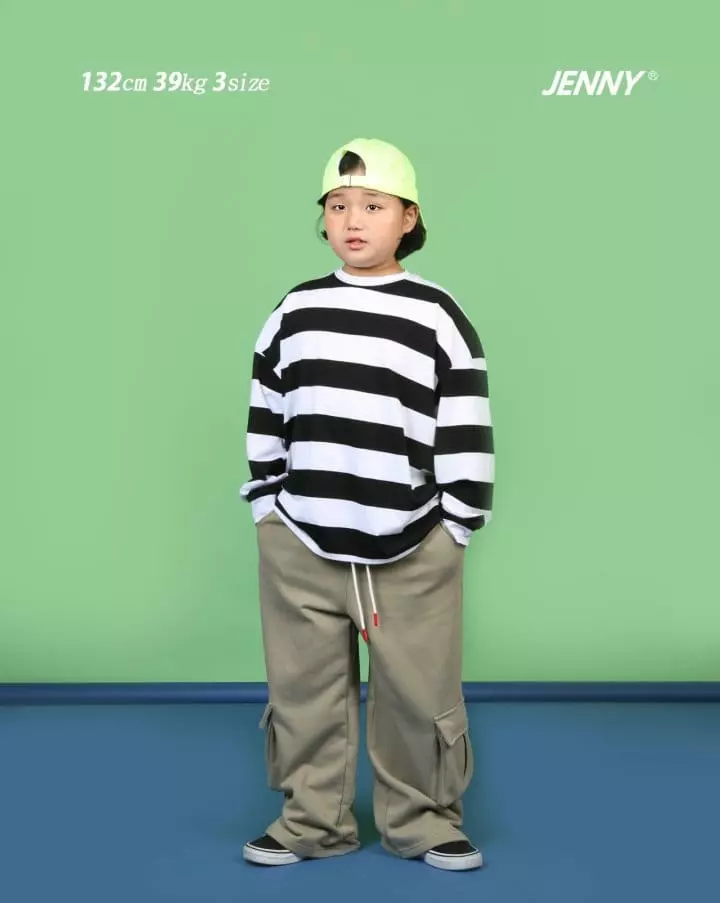 Jenny Basic - Korean Junior Fashion - #childrensboutique - 89 Stripes Tee - 5