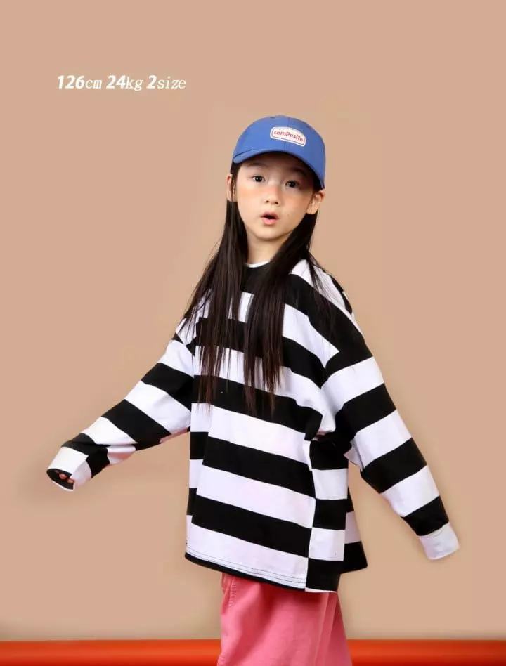 Jenny Basic - Korean Junior Fashion - #kidsstore - 89 Stripes Tee - 10
