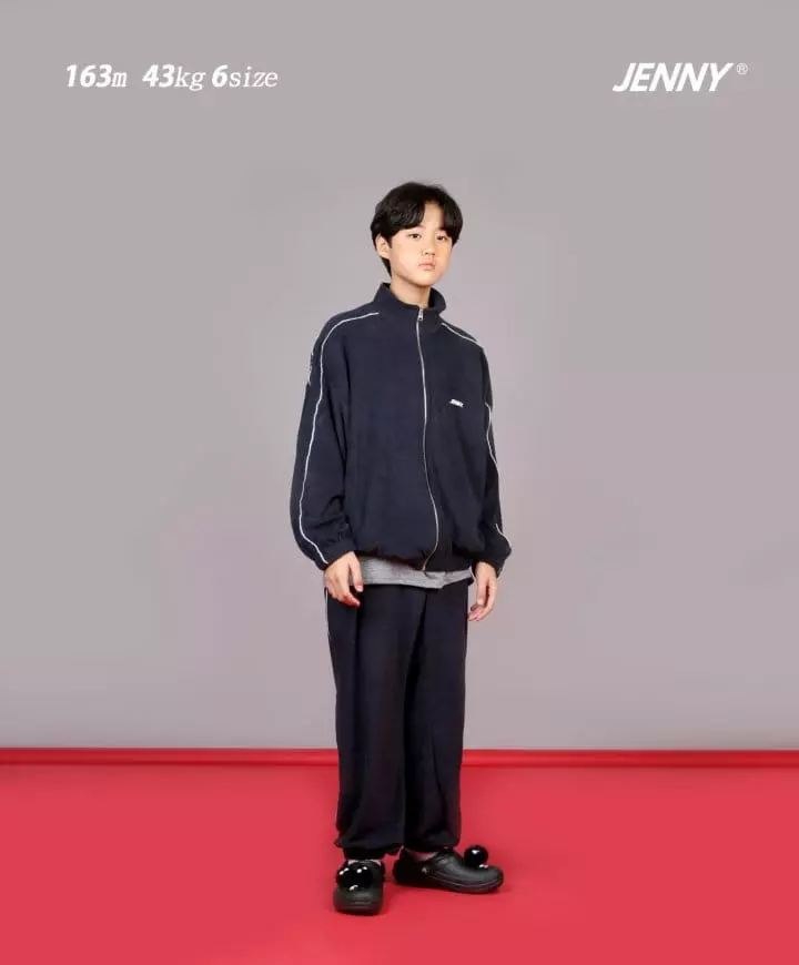 Jenny Basic - Korean Junior Fashion - #prettylittlegirls - Terry Zip-up - 2