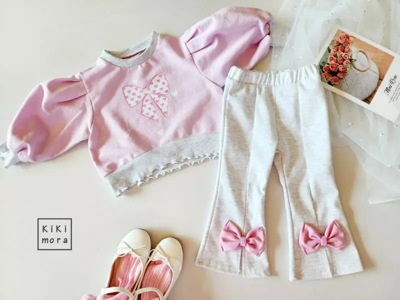 Kikimora - Korean Children Fashion - #childofig - Ribbon Paint Sweatshirt - 3