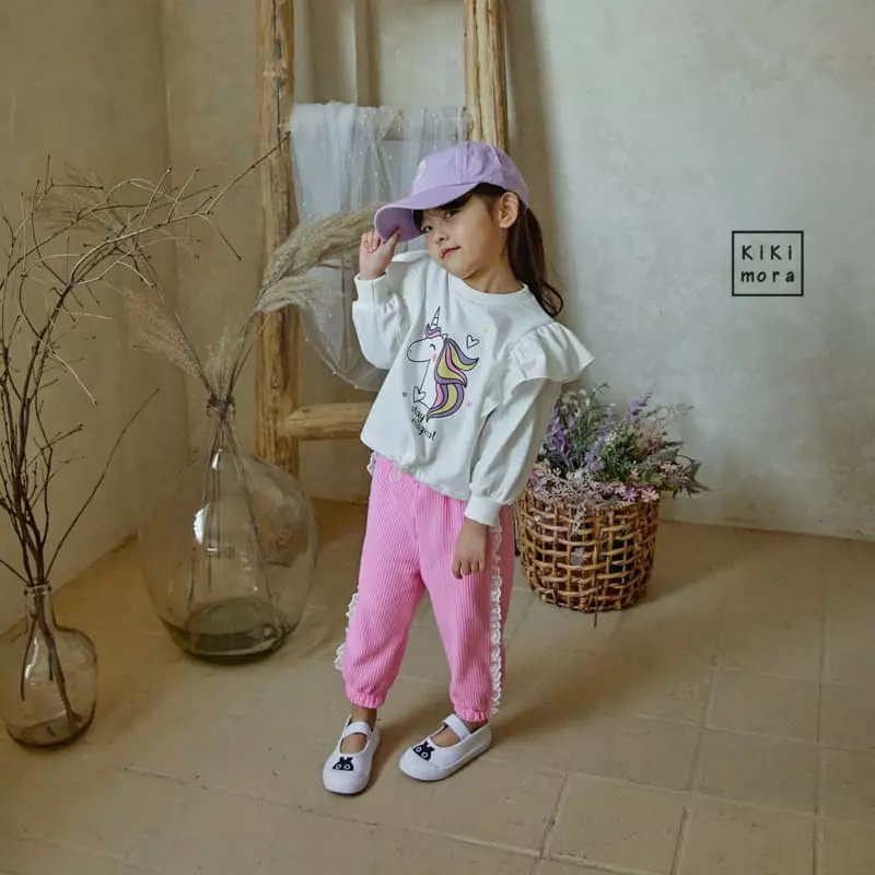 Kikimora - Korean Children Fashion - #fashionkids - Waffle Pants - 5