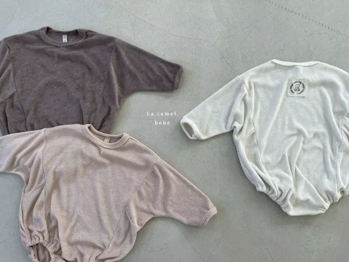 La Camel - Korean Baby Fashion - #babylifestyle - Latte Bodysuit - 7