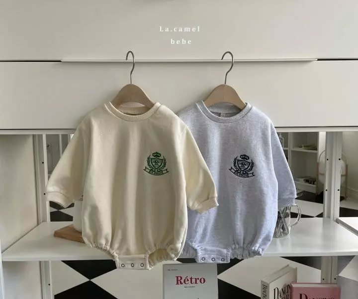 La Camel - Korean Baby Fashion - #babylifestyle - Crown Bodysuit - 3