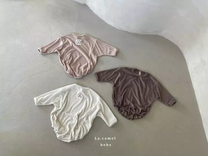La Camel - Korean Baby Fashion - #babyoninstagram - Latte Bodysuit - 8