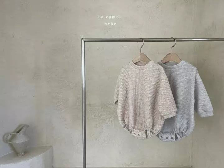 La Camel - Korean Baby Fashion - #babywear - Cheese Bodysuit - 2